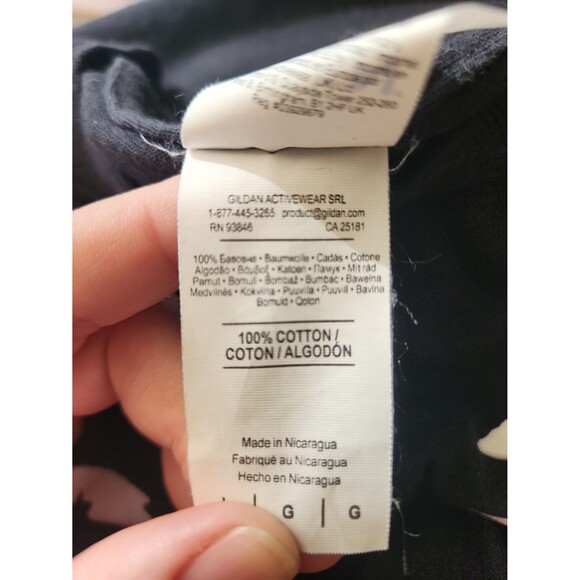 Disney Mickey Mouse "Thin Blue Line" American Flag Black T-Shirt Size L - Picture 6 of 6